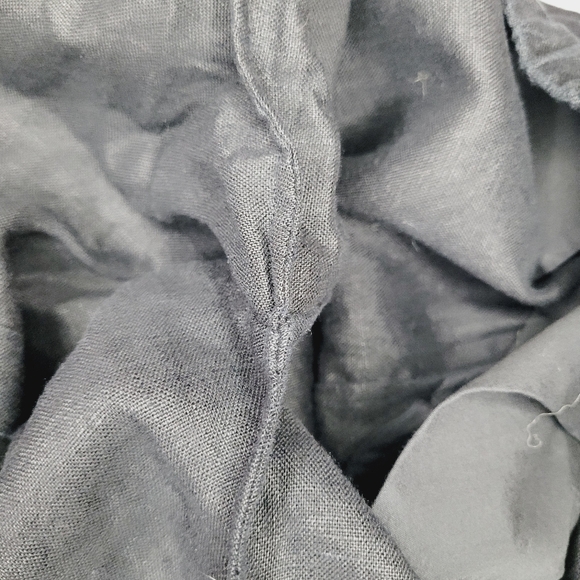 Orvis Shorts Linen Black Size 6 Womens Casual Beach Travel Belt Loops Boho Light - Picture 13 of 13